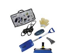 BEEPER Kit 7 Piezas/Maleta de Transporte/Pala para Nieve/Cepillo Giratorio/raspador etc KN7