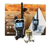 Beeper One GPS - Localizador para perros - Cobertura hasta 2,5 km - Alerta con vibración - Visualización de la distancia y posición - Mando a distancia con pantalla grande - Localizador acústico