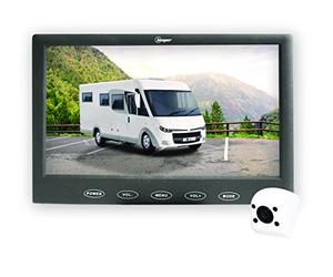 Beeper RA102W109CC Cámara Trasera para Aparcamiento con Pantalla de 7" 12/24v, Blanco