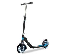 Beeper - Teen & Adult Scooter 8'' Wheels Front Suspension City Scoot with or Without Front Brake - sin Freno Delantero, Color - Negro