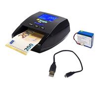 beeplo b330 | Detector de Billetes Falsos EUR | 100% Fiabilidad | Verificación Precisa Automática de 5 Divisas: EUR, GBP, CHF, NORK, SEK | Con Batería y Cable