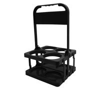 Beer Basket Wine Rack Holder - Portable Foldable Beverage Carrier Rack, Non Spill Cup Holding Structure, Compact Lightweight Drink Transport Organizer | Group Event Travel Utility Solution for Sports