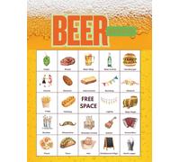 Beer bingo: 32-Player Bavarian Themed Party Game for birthday, bridal shower, Beer Tasting Event, Oktoberfest Party