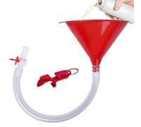 Beer Bong Funnel, Leak-Proof Drinking Funnel with Bottle Opener & 24 Inch Hose & Sealing Valve for Beer Drinking Games, College Parties, Spring Break, Party, Single Pipe Bong