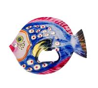 Beer Bottle Opener Magnet - Fish Shaped Fridge Accessory, Multifunctional Long Lasting Decorative Refrigerator Decal | Holiday Parrty Kitchen Tool Bar Gadget Metal Door Home Giffts Novelty Magnet