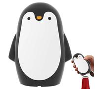 Beer Bottle Opener, Magnetic Push Opener, Penguin Soda Opener, Press-Type Design, No-Damage Lid Removal, Kitchen Parties Picnics, 3.54x2.17x2.17 Inches, Black, 1 Piece