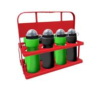 Beer Carrier Storage, Reusable Beverage Carrier, Beer Bottle Storage, Beer Carrying Bucket, Beer Crate Organizer, Beer Storage Carrier, Portable Beverage Bucket, Foldable Beer Bucket, rojo,