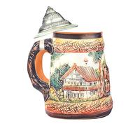 Beer Costume - German Beer Mug Clothing - Beers Theme Costume | Classic Beers Glass Outfit Adult | Jumpsuit Comfortable Breathable Outfit For Events Cosplay Party Oktoberfest Kids Boy Girl Women Adult