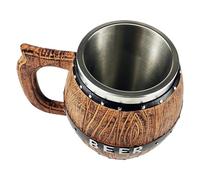 Beer Cup, acero inoxidable Drinkware, 6,69 x 5,51 x 3,66 pulgadas Rustic Insight Design, Large Tool with Balance, Stein Mug Accessory for Kitchen Bar Restaurant Party, Home Accessories for Camping