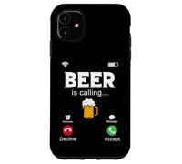 Beer Is Calling, divertida pantalla de teléfono, Call from Beer Design Carcasa para iPhone 11