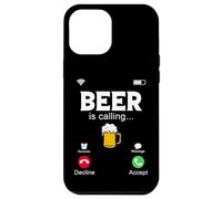 Beer Is Calling, divertida pantalla de teléfono, Call from Beer Design Carcasa para iPhone 12 Pro Max