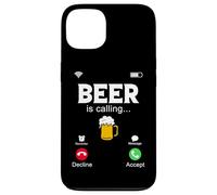 Beer Is Calling, divertida pantalla de teléfono, Call from Beer Design Carcasa para iPhone 13
