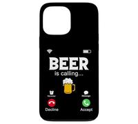 Beer Is Calling, divertida pantalla de teléfono, Call from Beer Design Carcasa para iPhone 13 Pro Max