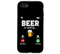 Beer Is Calling, divertida pantalla de teléfono, Call from Beer Design Carcasa para iPhone SE (2020) / 7 / 8