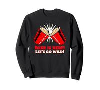 Beer Is Here Let's Go Wild (gráfico de Fiesta de Beer Pong) Sudadera