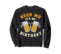 Beer Me Cumpleaños Funny Day Drinking Party Beer Lover Gift Sudadera
