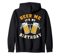 Beer Me Cumpleaños Funny Day Drinking Party Beer Lover Gift Sudadera con Capucha