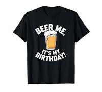 Beer Me It's My Birthday Groovy Beber en todo el mundo Camiseta