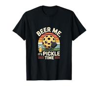 Beer Me It's Pickle Time Fun Pickleball Camiseta