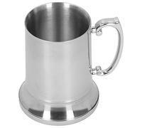 Beer Mug, Stainless Steel Beer Mug, Coffee Mug Vacuum Insulated Stein with Handle Cup stainless steel Drink for Bar Men and Father’s Day Gift Party Decoration Bars Hotels Restaurants (560ml)