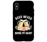 Beer Never Broke My Heart Flower Brew Craft Carcasa para iPhone X/XS