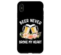 Beer Never Broke My Heart Flower Brew Craft Carcasa para iPhone XS MAX