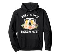 Beer Never Broke My Heart Flower Brew Craft Sudadera con Capucha