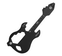 Beer Opener Keychain - Stainless Steel Multi Purpose Gadget for Everyday Use | Compact Tool with Guitar Carabiner Style & Easy Carry Design for Outdoor Work, Camping Trips and Adventure