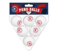 Beer Pong® Balls Oficiales | 6 Bolas de Cerveza Blanca Oficial | Bolas Especiales Beer Pong | Competiciones Oficiales | Juego para Beber | Fiesta y Aperitivo | House Party | OriginalCup®