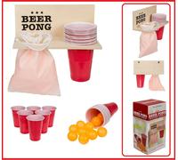 Beer-Pong-SET-25-teilige-Bier-Pong-Trinkspiel-12-Becher-12 Bolas Soporte
