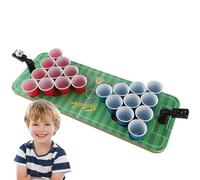 Beer Table Tennis, Portable Drinking Game, 20.4 x 7.6 Inch Desktop Party Board, Durable Social Accessory, Fun Celebration Gear with Modern Style, Entertainment for Cookouts and Bars