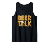 Beer Talk - Taza de Cerveza Divertida Bar Beber Humor Camiseta sin Mangas