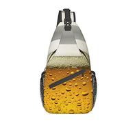 Beer Wallpaper Chef Pizza Crossbody Bag, Hombres y Mujeres Sling Chest Cross Body Bag, Utilizado para Ocio y Viajes