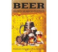 BEER WORD SEARCH PUZZLES: Word Searches with Easy to Read Print Beer, Hops, Brew and More | 6x9 inches, 120 pages | 60 Puzzles … Gift for Vacations, Holidays and Free Times