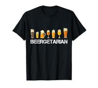 Beergetarian - Divertido Juego de Palabras para los Amantes de la elaboración de Cerveza Artesanal Camiseta