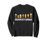 Beergetarian - Divertido Juego de Palabras para los Amantes de la elaboración de Cerveza Artesanal Sudadera