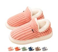 BeerMmay Pantuflas esponjosas y acogedoras y elegantes para mujeres y hombres, pantuflas de nube acogedoras mejoradas 2025, antideslizantes, zapatos de casa con suela gruesa, Pink, 3X-Large