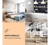 Beersafe 5XL Nevera 148 litros 3 estantes puerta panorámica de cristal acero inoxidable Klarstein