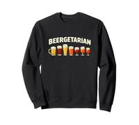 Beertagarian Funny Beer Word Play Beber Meme Stout Humor Sudadera