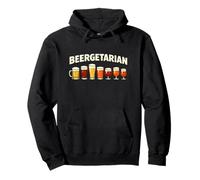 Beertagarian Funny Beer Word Play Beber Meme Stout Humor Sudadera con Capucha