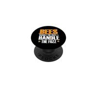 Bees Handle The Buzz I Handle The Fuzz PopSockets PopGrip Adhesivo