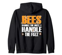 Bees Handle The Buzz I Handle The Fuzz Sudadera con Capucha