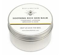 Bees of Britain Bee Balm - Bálsamo Reparador 100% Natural Sin Agua - Ungüento Multiusos con Caléndula y Cera de Abejas - Protector Concentrado para Piel Muy Seca y Atópica - Tamaño Ahorro 100ml