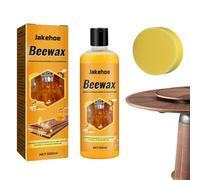 Bee's Wax - Agente de pulido de muebles, 100 ml, cera de abeja natural, pulidor protector de madera, limpiador multifuncional de madera para zócalos, revitaliza muebles, molduras