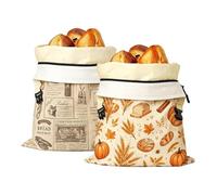 Bees Wax Bread Bag | 2 Piece Portable Reusable Freshness Preservation