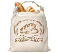 Bees Wax Bread Bag, Natural Seal Food Pouch, 16.93x12.99 Inches Compact Size with Secure Grip, Alloy Frame Storage Supply Device, Home Accessories for Proofing Freezer Preservation Farm Store Outdoor