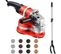 BEESOM Amoladora Hormigón,Lijadora Hormigón,Pulidora Suelos 3000 W, Lijadora Pared con Ajuste 6 Velocidades,Pulidora Pared con 3 Discos Pulido Diferentes,para Lijar, Pulir B