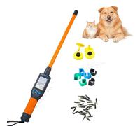 BEESOM Lector Microchips Mascotas Portátil,Escáner Microchip Animales,Universal,Portátil,EMID Compatible,Etiquetas Auriculares,para Perros Gatos Veterinarias