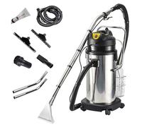 BEESOM Máquina Limpieza Alfombras Comercial,Aspiradora Agua Tapiceria,20/30/40L Opcion 3en1 Seco/Húmedo,Acero Inoxidable/Plástico,para Casa Comercio Autos Hoteles 20L