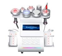 BEESOM Radiofrecuencia Facial Corporal,Esculpir Cuerpo,9 En 1 80KHZ Cavitación & Reducción Vacío,Eliminar Grasa/Cellulitis/Fotorrejuvenecimiento,Reafirmar Visaje & Cuerpo, Coxas/Glúteos/Abdomen